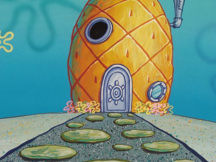 spongebobs house layout